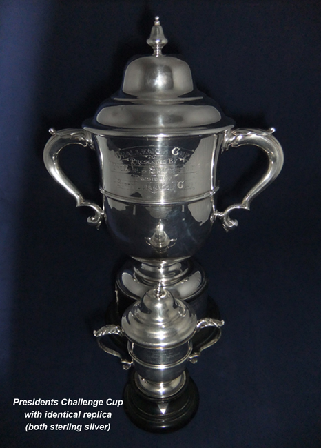 Presidents Challenge Cup with replica